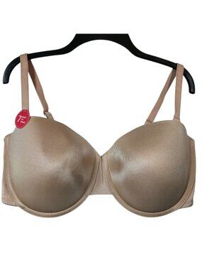 DreamFit Strapless Lined Convertible Underwire Bra R7831X Beige 42DD